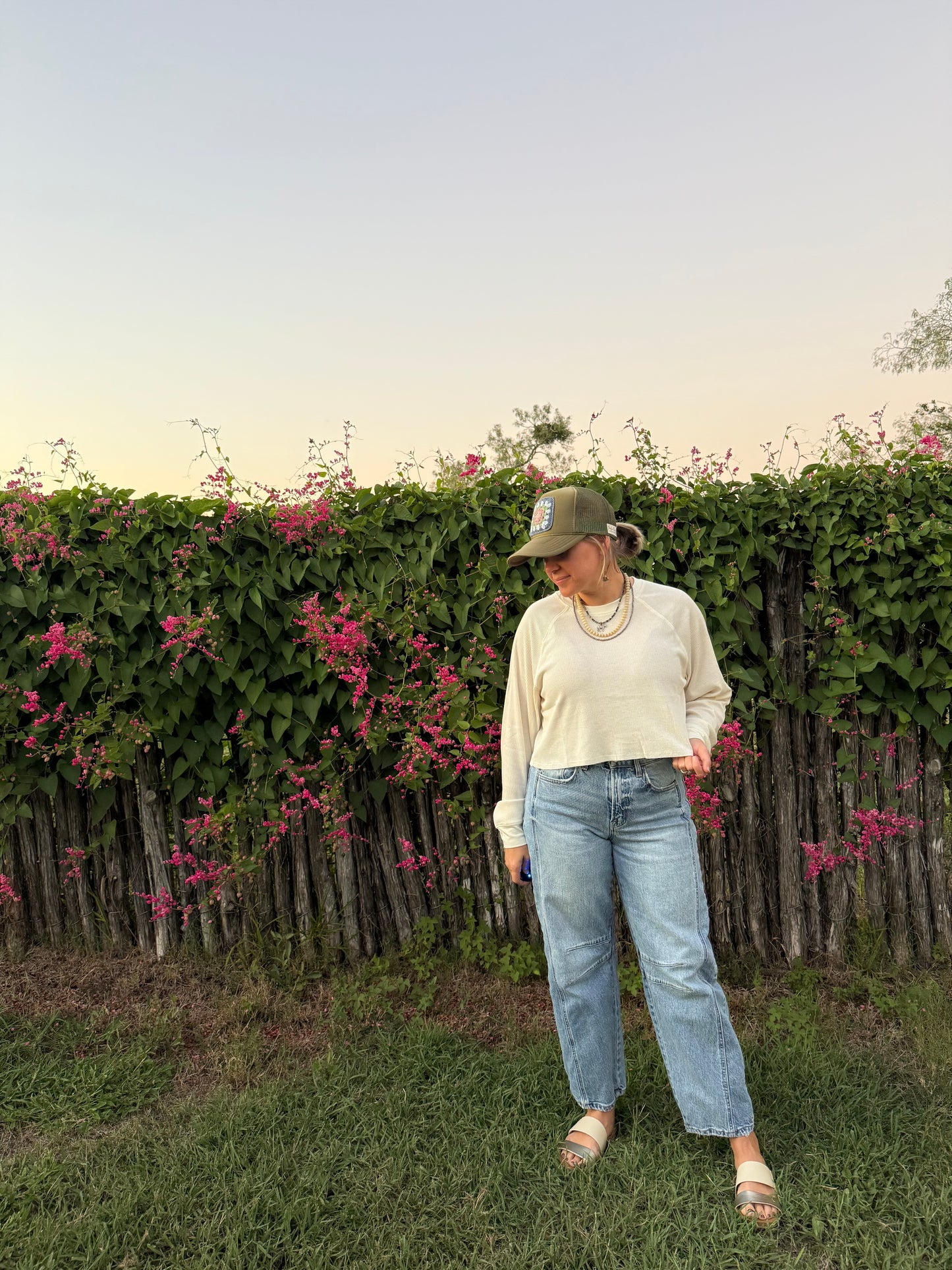 RAGLAN LONG SLEEVE Crop Top