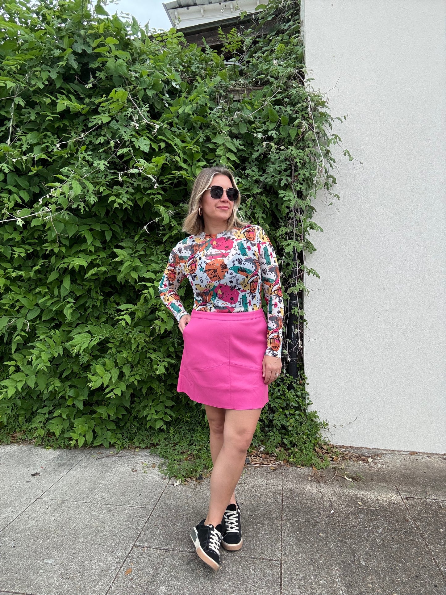 COWBOY PICASSO MESH TOP
