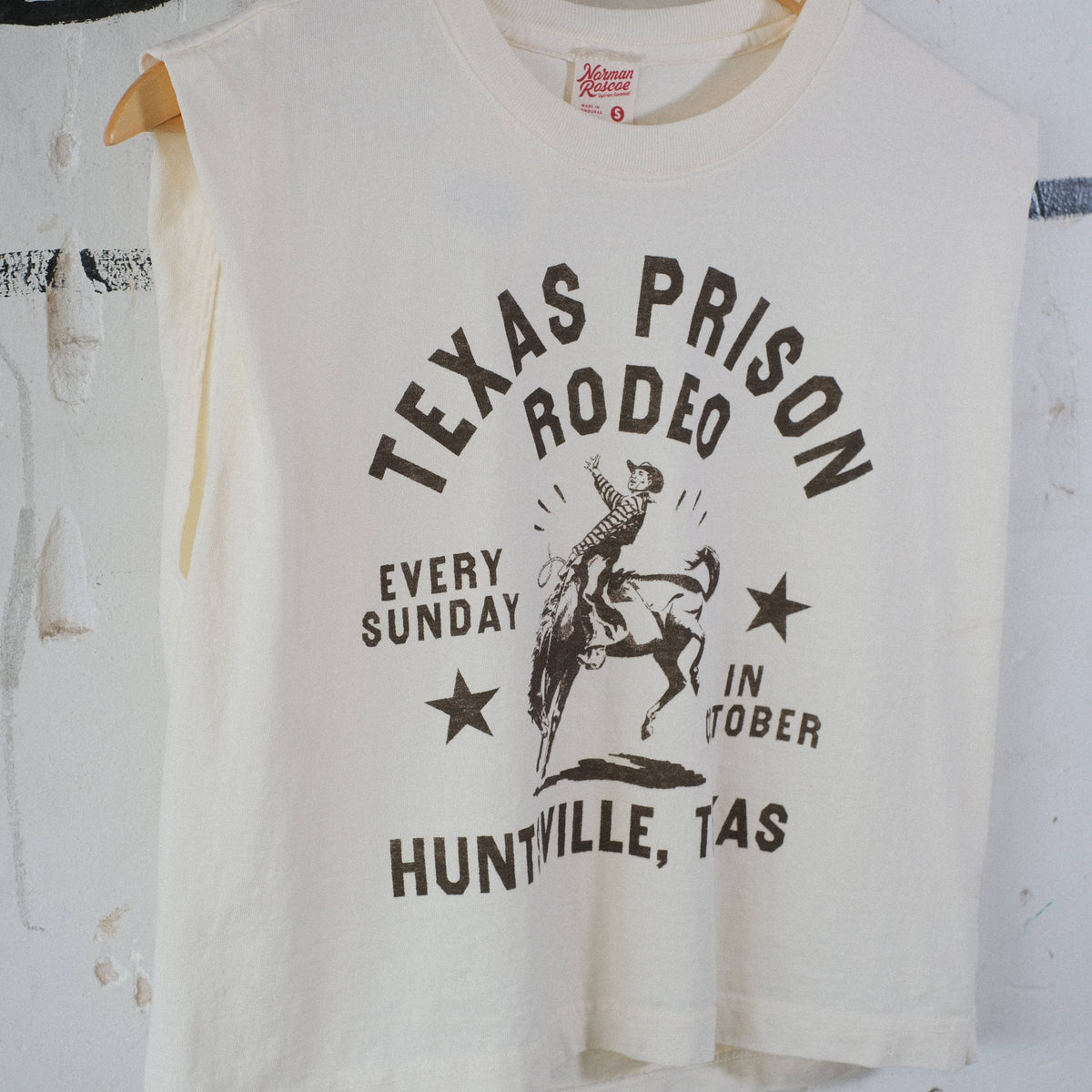 Texas Prison Rodeo Muscle Crop T-Shirt