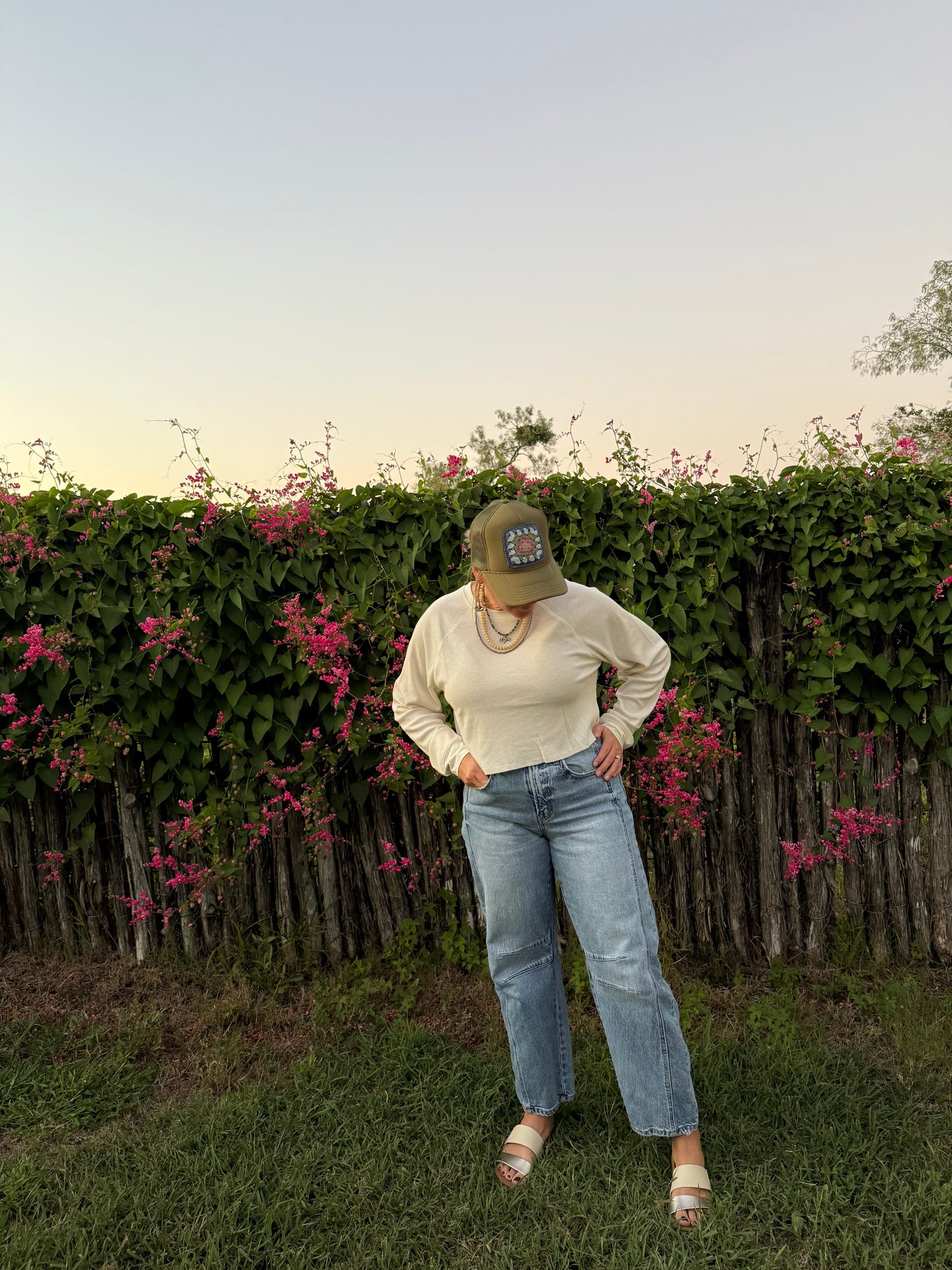 RAGLAN LONG SLEEVE Crop Top