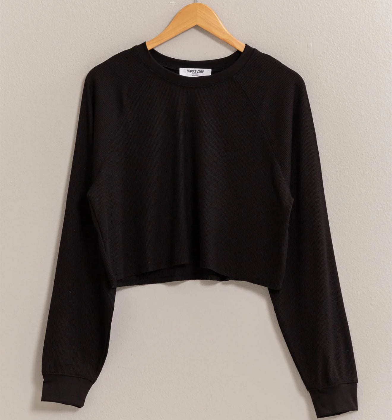 RAGLAN LONG SLEEVE Crop Top