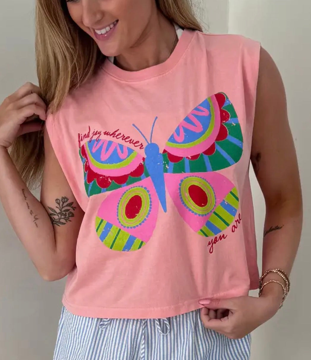 FIND JOY BUTTERFLY TANK