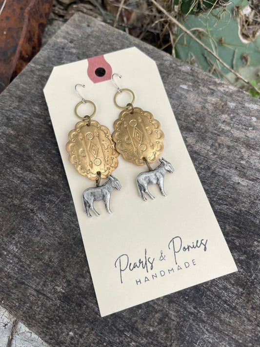 SOUTH TEXAS DONKEY EARRINGS