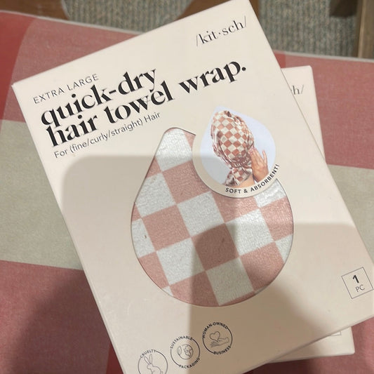 KITSCH QUICK DRY HAIR TOWEL
