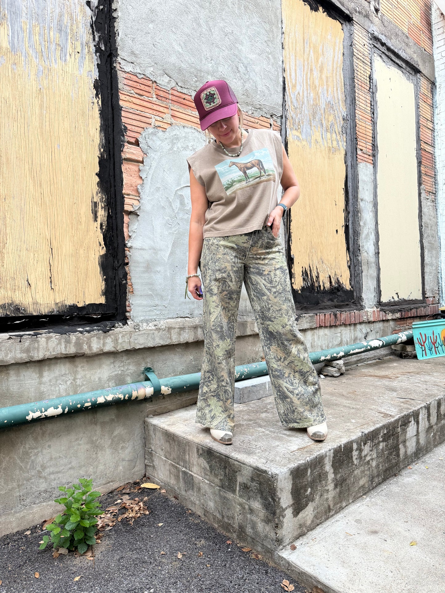 CAMO CARPENTER PANTS