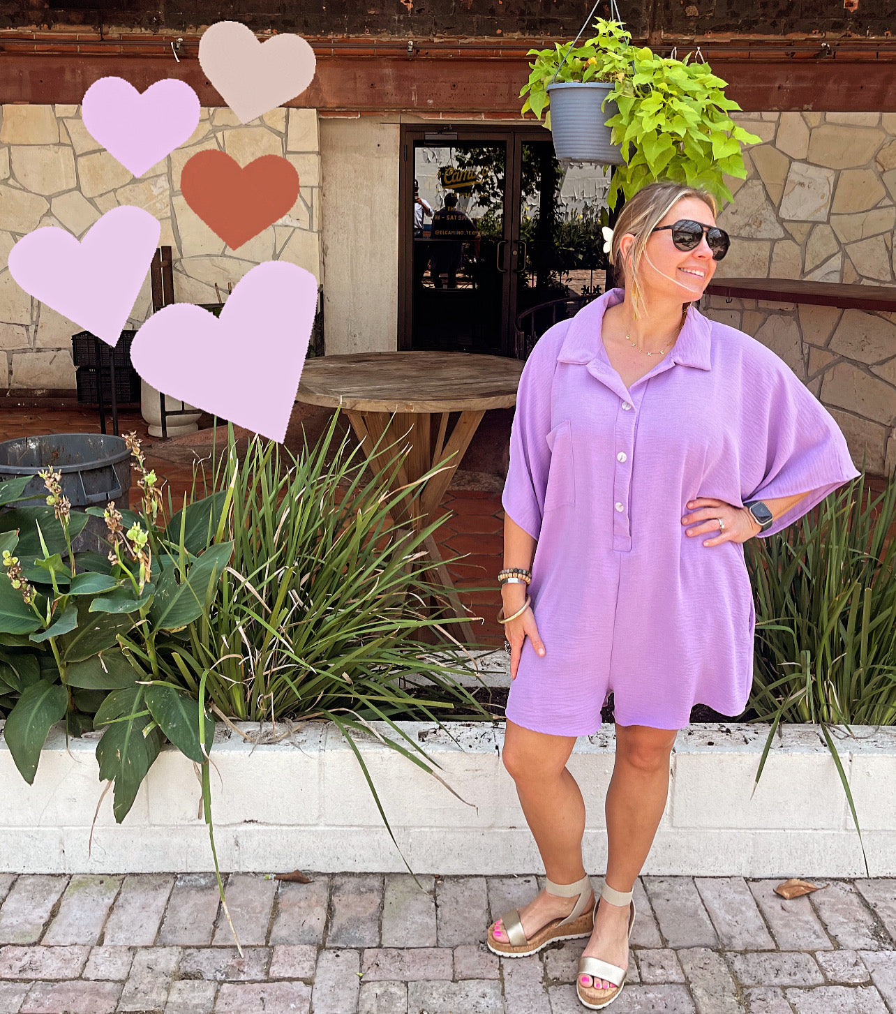 LAVENDER ROMPER