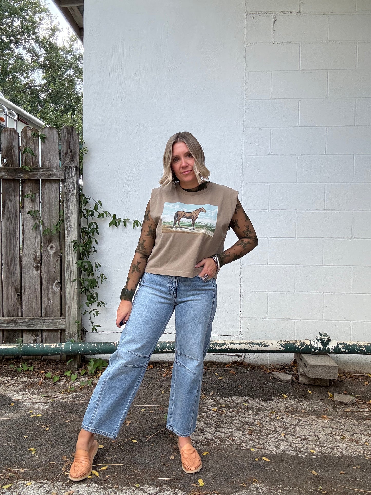 VERVET BARREL JEANS