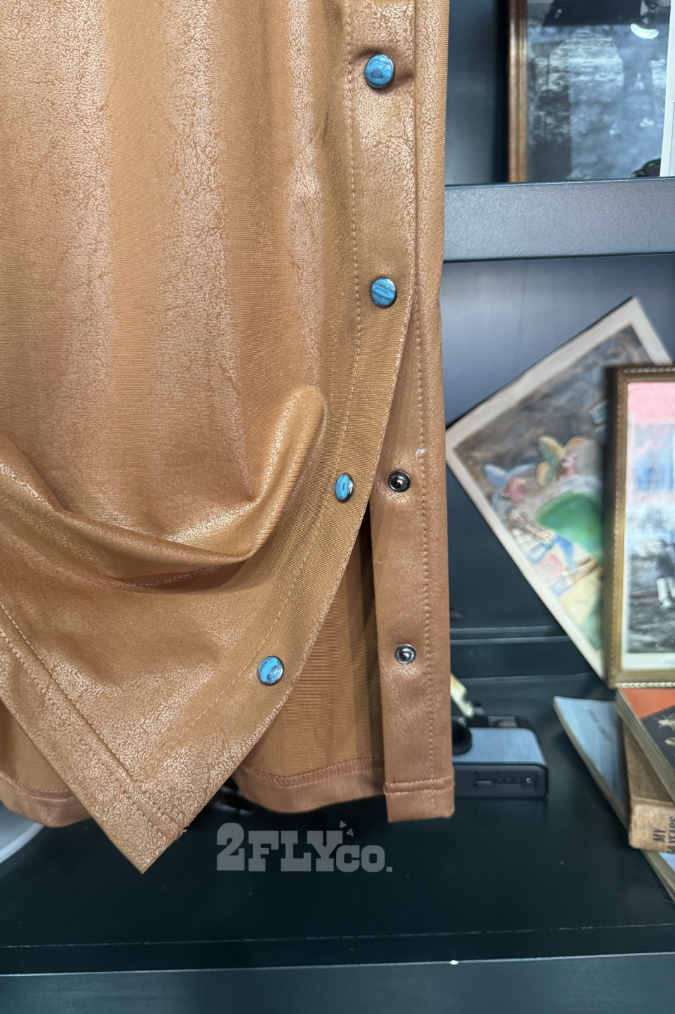 SLIT DECISIONS SKIRT *SADDLE