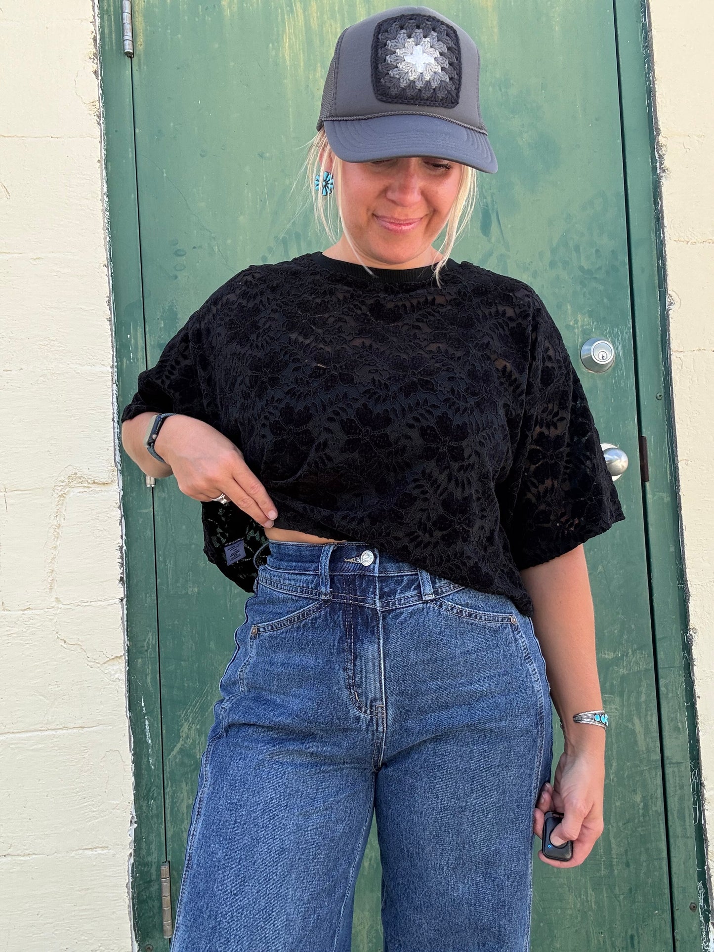 HIGH RISE TUMMY CONTROL BARREL JEAN