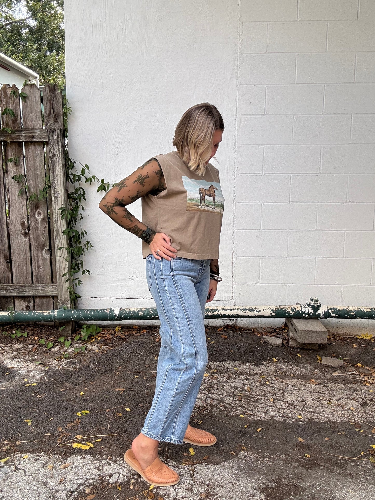 VERVET BARREL JEANS