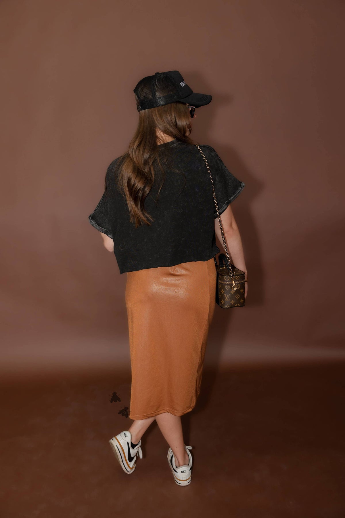 SLIT DECISIONS SKIRT *SADDLE