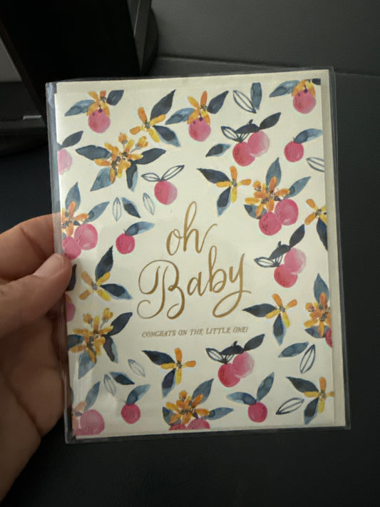 OH BABY CARD