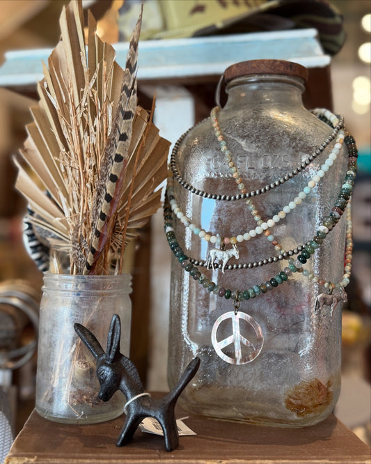 PEACE SIGN NECKLACE