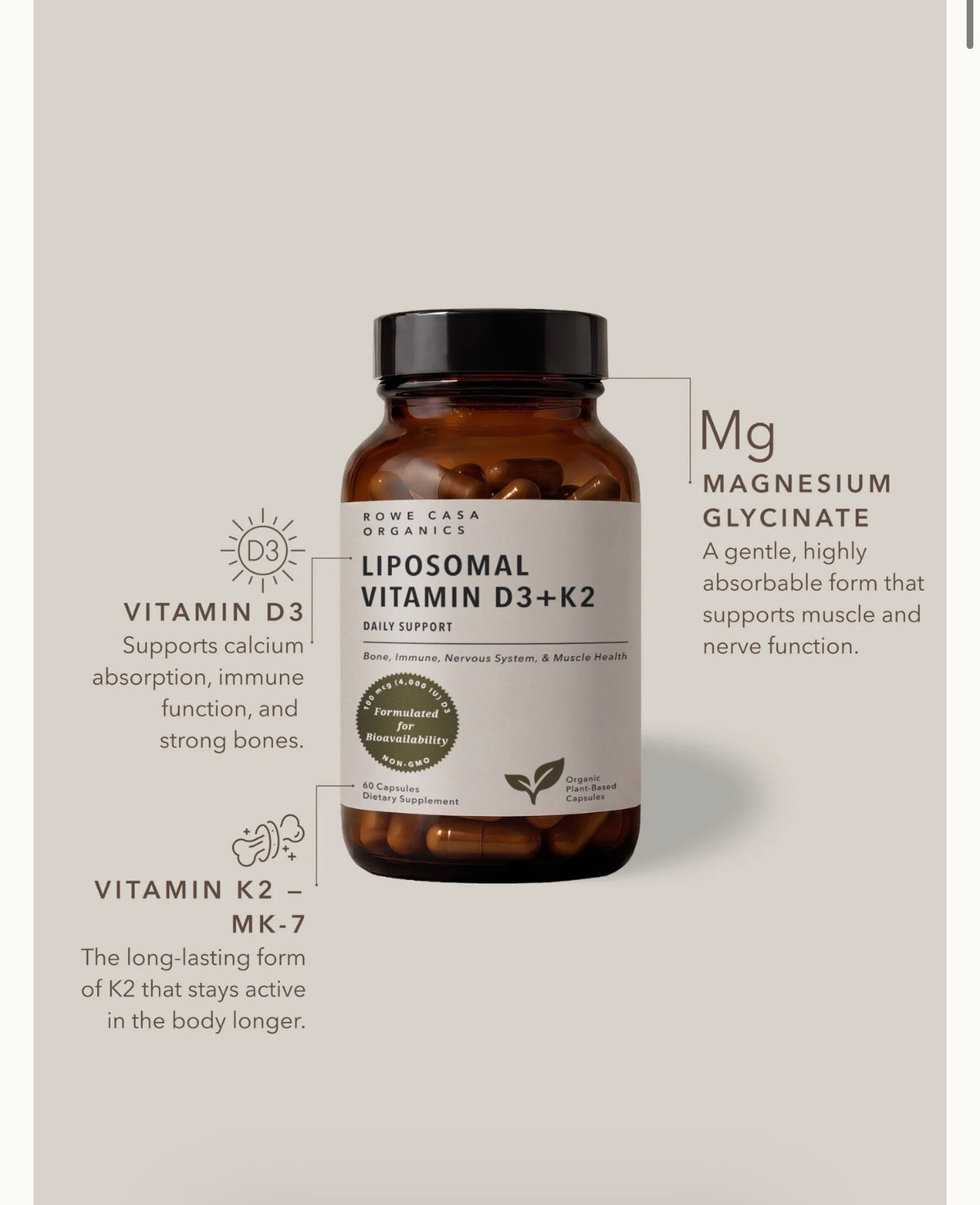 VITAMIN D3 + K2