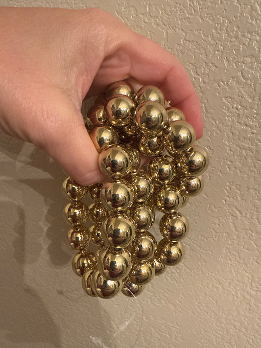 GOLD BALL BRACELET