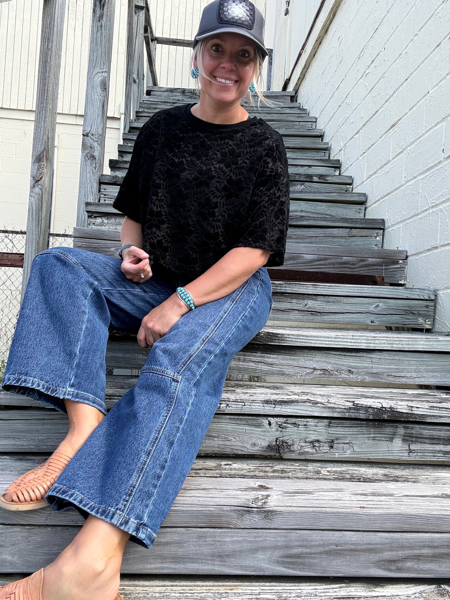 HIGH RISE TUMMY CONTROL BARREL JEAN