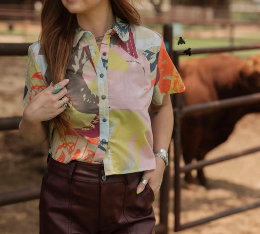 BOOT CROP BUTTON UP