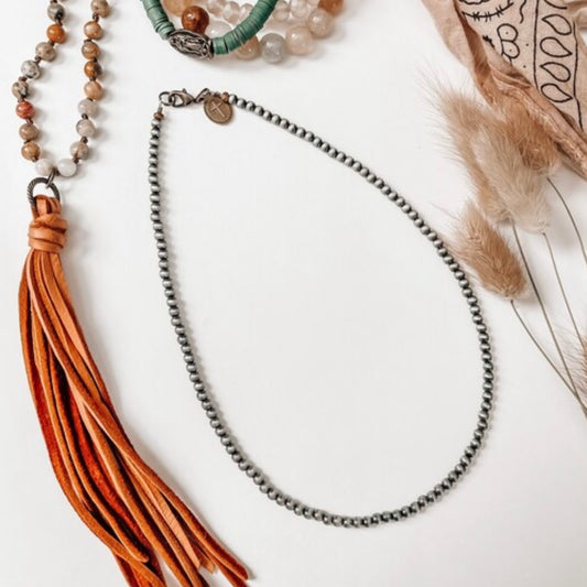 NAVAJO PEARL NECKLACE