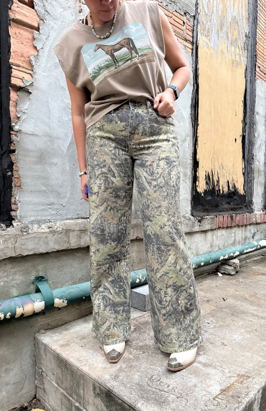 CAMO CARPENTER PANTS
