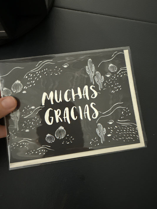 MUCHAD GRACIAS CARD