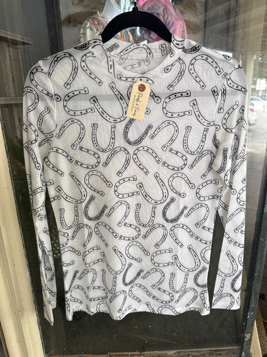 HORSESHOE MESH TOP