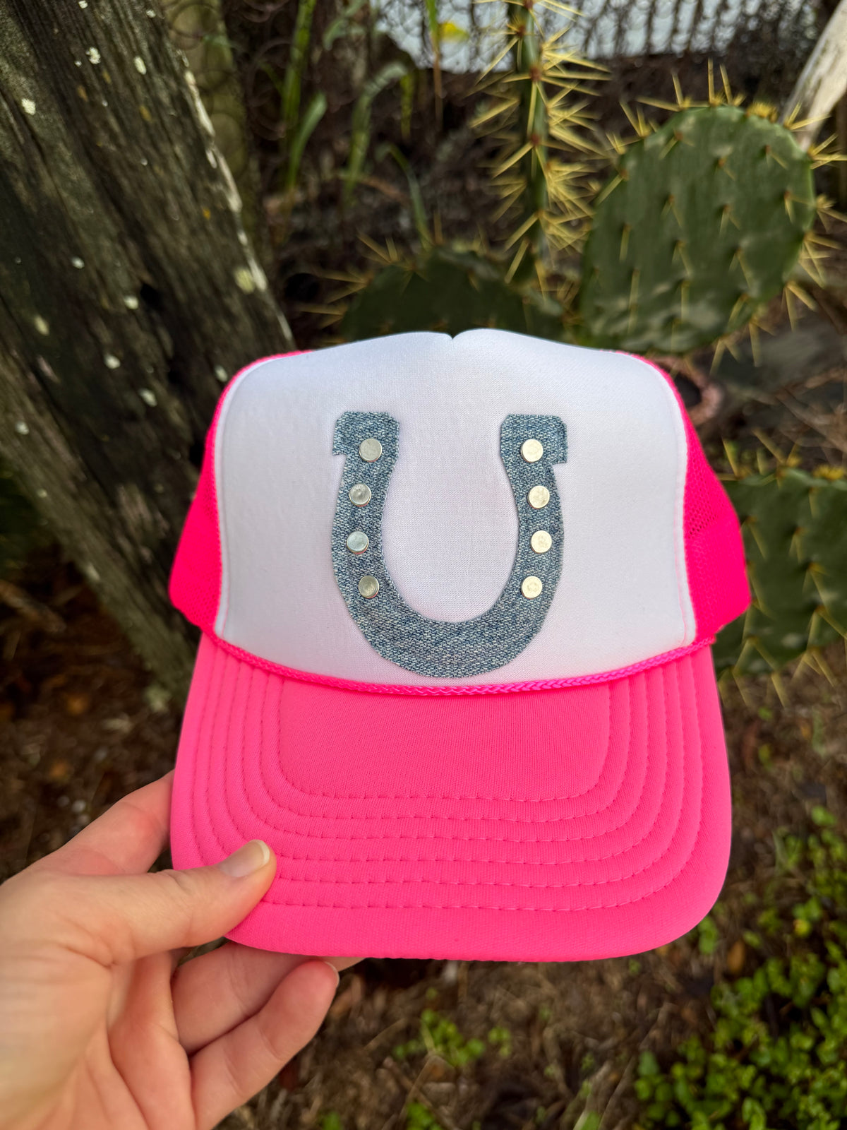 Neon Cowgirl Trucker