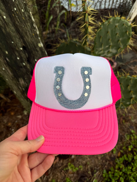 Neon Cowgirl Trucker
