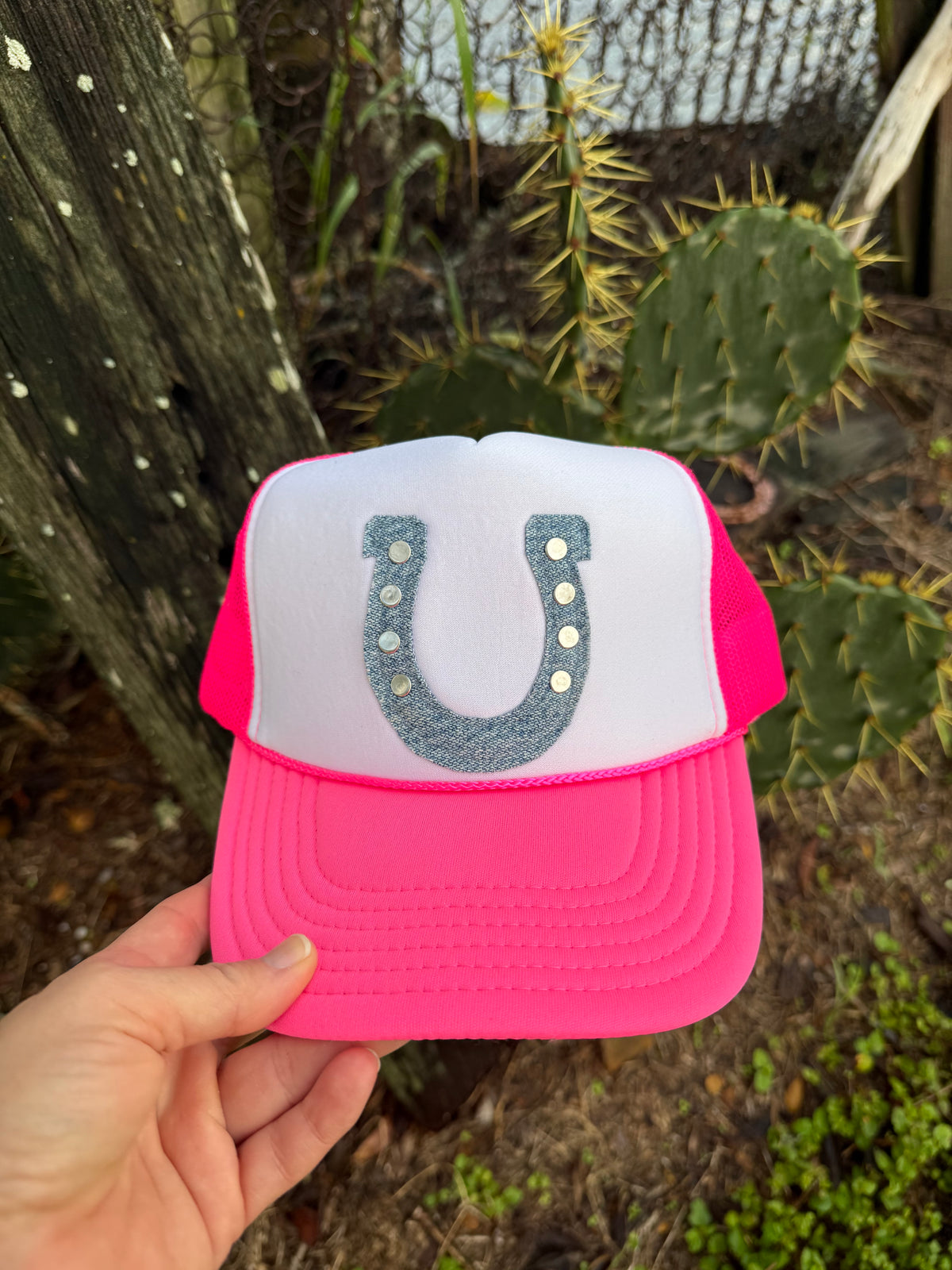 Neon Cowgirl Trucker
