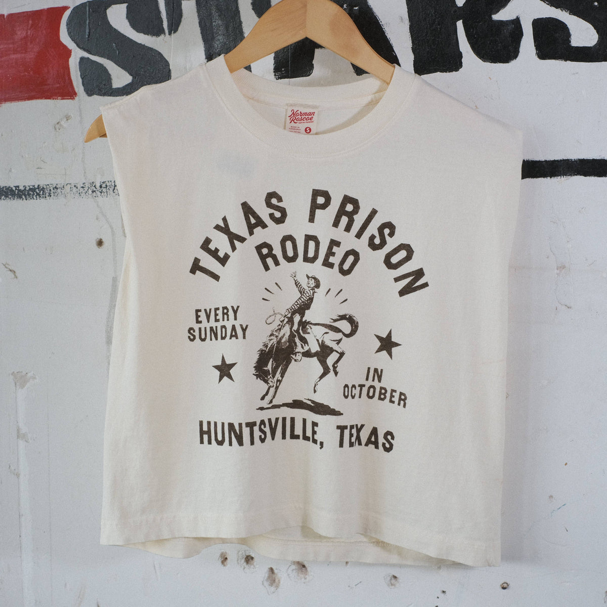 Texas Prison Rodeo Muscle Crop T-Shirt